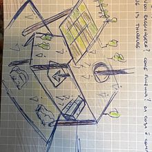 Il mio progetto del corso: Disegno architettonico: dall'immaginazione alla concettualizzazione. Un progetto di Architettura, Bozzetti, Disegno e Illustrazione architettonica di Elisa Soleri - 24.02.2024