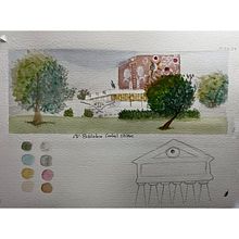 Mi proyecto del curso: Cuaderno de viaje en acuarela Ein Projekt aus dem Bereich Traditionelle Illustration, Aquarellmalerei, Architektonische Illustration und Sketchbook von Hiromy Gtz Rvo - 13.03.2024