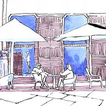 My project for course: Sketchbook: ink and watercolor. Un proyecto de Pintura, Bocetado, Dibujo, Pintura a la acuarela, Sketchbook e Ilustración con tinta de deepak3dart - 25.02.2024