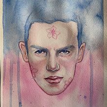 Meu projeto do curso:  Retratos expressivos em aquarela. Traditional illustration, Fine Arts, Painting, Watercolor Painting, and Portrait Drawing project by Valeska Santos - 02.25.2024