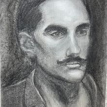My project for course: Realistic Portraits Using Charcoal. Traditional illustration, Fine Arts, Drawing, Portrait Drawing, and Realistic Drawing project by nayif - 02.24.2024