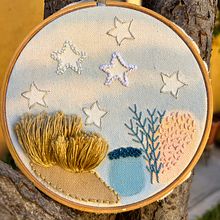 Mi proyecto del curso: Técnicas básicas de bordado y acuarela. Un projet de Peinture, Aquarelle, Broderie , et Design textile de Ana Quevedo - 25.02.2024