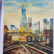 Mon projet du cours : Peinture expressive à l'aquarelle : illustrations captivantes. Fine Arts, Painting, and Watercolor Painting project by K-mille Agregator - 02.26.2024