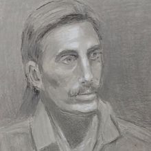 My project for course: Realistic Portraits Using Charcoal. Traditional illustration, Fine Arts, Drawing, Portrait Drawing, and Realistic Drawing project by ep.landschoof - 02.22.2024