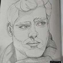 My project for course: Portrait Sketchbooking: Explore the Human Face. Projekt z dziedziny Sketching,  R, sunek, Portret,  R, sunek art, st, czn i Sketchbook użytkownika Elena Dal Monte - 26.02.2024