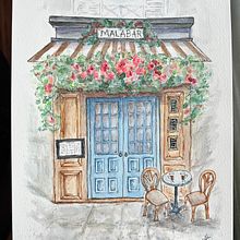 My project for course: Illustrating Charming Scenes with Watercolor and Ink . % Annemarie Liliedahl tarafından hazırlanan Tablo, Eskiz çizimi, Sulubo, a Resim, Mimari İllüstras, on, Mürekkep İllüstras, Ve onu projesi - 02.26.2024