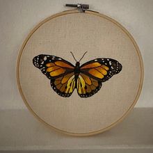 My project for course: Realistic Embroidery Techniques. Traditional illustration, Embroider, and Textile Design project by Marianne Lindseth - 02.26.2024