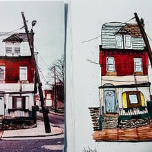 Rheba's project for course: Expressive Architectural Sketching with Colored Markers. Sketching, Drawing, Architectural Illustration, Sketchbook & Ink Illustration project by Rheba - 02.24.2024