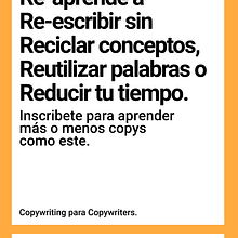 Copywriting para copywriters por Angel Medina . Un progetto di Pubblicità, Cop, writing, Stor, telling e Comunicazione di Angel Medina - 27.02.2024