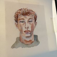 Mi proyecto del curso: Retrato artístico en acuarela. Fine Arts, Painting, Watercolor Painting, and Portrait Drawing project by Virginia Rojas Núñez-Arenas - 02.27.2024