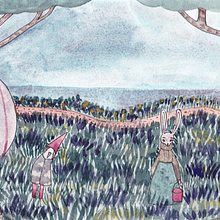 My project for course: Imaginary Worlds Illustrated with Ink and Watercolor. Traditional illustration, Character Design, Drawing, Watercolor Painting, Ink Illustration, and Manga project by Eva - 02.28.2024