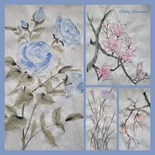 My project for course: Sumi-e Painting with Color for Floral Illustrations. Fine Arts, and Painting project by Bobby Venedam - 02.27.2024