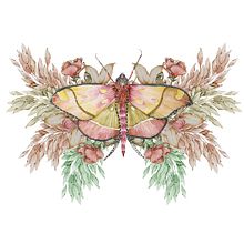 Escarabajos y Flores Acuarela. Een project van Aquarelschilderen, Traditionele illustratie y  Artistieke tekening van Cecilia Lema - 28.02.2024