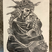 My project for course: Ceramic Illustration with Scratch Art. Un progetto di Illustrazione tradizionale, Artigianato, Belle arti, Disegno, Ceramica e Incisione di Karin Bolstad - 28.02.2024