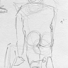 DA- esbossos anatomia 1min-30s. Pencil Drawing, Drawing, Figure Drawing, and Artistic Drawing project by yaiza alcalá mateo - 02.29.2024