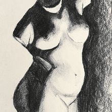 Escorzo Venus con carboncillo (1h) - DA Ein Projekt aus dem Bereich Artistische Zeichnung von Gemma Cardenal Giménez - 29.02.2024