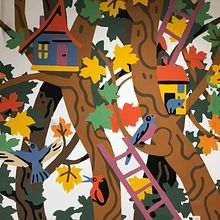 Mural designs for Maple Bear Polska. Un proyecto de Diseño e Ilustración infantil de Joanna Rzepecka - 29.02.2024