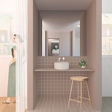 Mi proyecto del curso: Representación gráfica de proyectos arquitectónicos. Architecture, Graphic Design, Interior Architecture, Interior Design, L, scape Architecture, Collage, Digital Architecture, and Architectural Illustration project by irantzu ibañez espinosa - 02.29.2024
