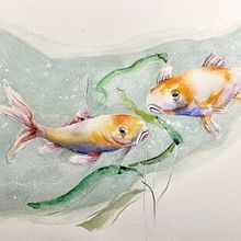 Mi proyecto del curso: Ilustración de universos marinos en acuarela. Un progetto di Illustrazione tradizionale, Pittura, Pittura ad acquerello e Illustrazione naturalistica di isabel.riba - 02.03.2024