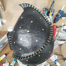 Mon projet du cours : Création d'objets en pâte à papier Ein Projekt aus dem Bereich H, werk, Produktdesign, Kartonmodellbau, Dekoration von Innenräumen, Keramik, DIY, Upc und cling von Ermanno Thierry Ba-Ge - 29.02.2024
