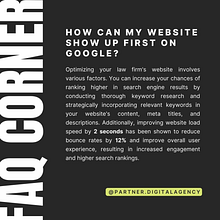 Make Your Law Firm's Website a Google Favorite. Publicidade, e UX / UI projeto de Partner Digital Agency - 28.02.2024