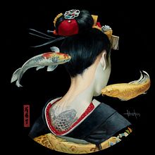 Geishas 2023. Un proyecto de Pintura y Pintura al óleo de Fernando Vicente - 29.02.2024