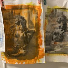 Mon projet du cours : Coloriage de photographies à l’aquarelle. Photograph, Fine Arts, Watercolor Painting, and Film Photograph project by floyz floyz - 03.01.2024