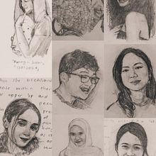Pocketful of Portraits: January 2024. Un proyecto de Ilustración tradicional, Bellas Artes, Bocetado y Dibujo de Retrato de Jacques Vinskie - 26.01.2024