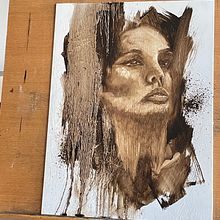 My project for course: Expressive Monochromatic Oil Portraits. Un projet de Beaux Arts, Peinture, Dessin de portrait , et Peinture à l'huile de Lynda Adlington - 29.02.2024