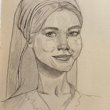 Meu projeto do curso: Caderno de retratos: explore o rosto humano. Sketching, Drawing, Portrait Drawing, Artistic Drawing, Sketchbook, and Traditional illustration project by Susana Gonçalves - 03.01.2024