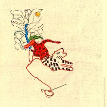 Mi proyecto del curso: Bordado a mano sobre ropa: diseña una composición. Embroider, Upc, cling, and Textile Design project by johanna_colocha - 03.02.2024