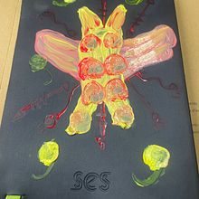 Mi proyecto del curso: Introducción a la ilustración floral con acrílico. Un progetto di Illustrazione tradizionale, Belle arti, Pittura, Disegno, Pittura acrilica e Illustrazione botanica di Ángela Martín Romero - 02.03.2024