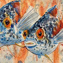 My project for course: Creative Watercolor Sketching for Beginners. Traditional illustration, Sketching, Creativit, Drawing, Watercolor Painting, and Sketchbook project by Vladlena M - 03.03.2024