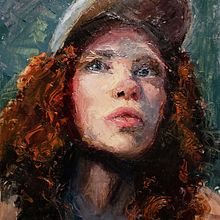 My project for course: Contemporary Oil Portraiture. Projekt z dziedziny Trad, c, jna ilustracja,  Sztuki piękne,  Malarstwo i Malarstwo olejowe użytkownika Kat Dakota - 02.03.2024