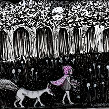 Por el bosque estoy. Un proyecto de Ilustración tradicional de Nieves Ferragut - 03.03.2024
