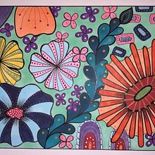 Sketchbook - card - painting. Un proyecto de Pintura, Ilustración tradicional y Bocetado de Anja Birch Gissel - 04.03.2024