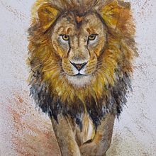 Meu projeto do curso: Retratos expressivos de animais em aquarela. Projekt z dziedziny Trad, c, jna ilustracja, Malowanie akwarelą, R, sunek realist, czn, Ilustracja naturalist i czna użytkownika Luciana Kohama - 05.03.2024