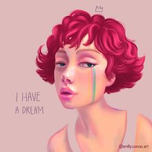 I have a dream. Un projet de Peinture numérique , et Beaux Arts de Arelly Cuevas - 25.04.2021