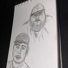 siento que cada retrato lo convierto de alguna manera en algo asi como una caricatura.. Un proyecto de Dibujo a lápiz de Pedro Bejarano - 24.03.2024