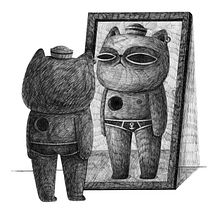 Reflejo. Ilustração tradicional, Desenho a lápis, Desenho artístico, e Desenho projeto de Yan Moryachok - 06.03.2024