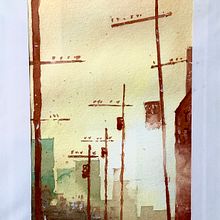 Meu projeto do curso: Pintura expressiva com aquarela: crie ilustrações envolventes Ein Projekt aus dem Bereich Bildende Künste, Malerei und Aquarellmalerei von Ricardo Trevisan - 06.03.2024