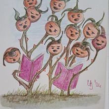 Mijn project van de cursus: Illustreer schattige karakters die op de natuur zijn geïnspireerd Ein Projekt aus dem Bereich Design von Figuren, Zeichnung, Digitale Illustration und Digitale Zeichnung von Ursula Jansen - 06.03.2024