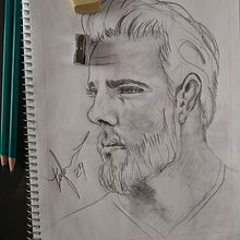 Mi proyecto del curso: Sketchbook de retrato: explora el rostro humano. Sketching, Drawing, Portrait Drawing, Artistic Drawing, and Sketchbook project by Josue Meneses - 03.03.2024