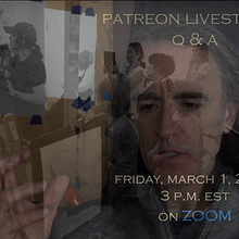 Patreon Livestream Q & A: March 2024. Een project van Traditionele illustratie, Tekening met potlood,  Tekening,  Portrettekening, Realistische tekening,  Artistieke tekening, Kinderillustratie, Digitale tekening, Anatomisch tekenen, Tekenen met kleurpotloden, Schilderij, Aquarelschilderen,  Acr, lschilderij,  Olieverfschilderij,  Digitaal schilderij, Schilderen met gouache, Matte painting, Decoratief schilderen, Beeldhouwwerk y Digitale illustratie van Dan Thompson - 06.03.2024