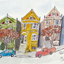 My project for course: Urban Sketching: Express Your World in a New Perspective. Traditional illustration, Sketching, Drawing, Watercolor Painting, Architectural Illustration, and Sketchbook project by jackie.francis - 03.05.2024