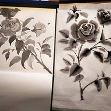 Mi proyecto del curso: Pintura sumi-e a color para ilustraciones florales. Un proyecto de Ilustración tradicional, Bellas Artes, Pintura, Ilustración botánica e Ilustración con tinta de Angelika Villalta Soto - 07.03.2024