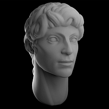 Bust Practice. Un proyecto de Escultura y Modelado 3D de iruneserranotorres - 07.03.2024