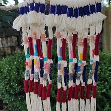 Meu projeto do curso: Macramê: técnica Fiber Emballage. Arts, Crafts, Decoration, Fiber Arts, Macramé, Textile D, eing, and Textile Design project by Elizandra Nunes - 03.04.2024