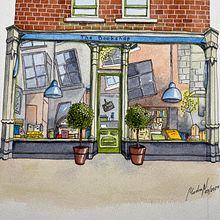 My project for course: Watercolor Urban Illustration: Portray your City. Un projet de Peinture, Dessin, Aquarelle et Illustration architecturale de nadia_artway - 08.03.2024