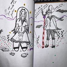 Mi proyecto del curso: Técnicas de dibujo en sketchbook para principiantes Ein Projekt aus dem Bereich Design von Figuren, Skizzenentwurf, Bleistiftzeichnung, Zeichnung und Sketchbook von Alejandra Cortes - 07.03.2024
